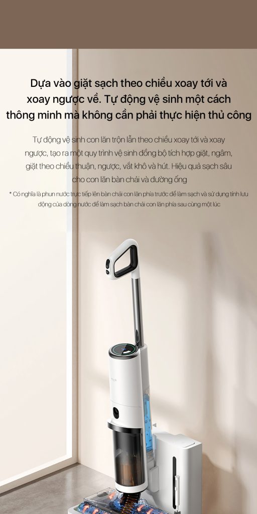 Máy hút bụi không dây Deerma VX910W công nghệ làm sạch thông minh